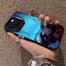 Funda para teléfono con diseño de reflexión siniestra Compatible con fundas para teléfonos   17  16 Pro Max  15 Pro Max  13 y  12 A prueba de golpes, impermeable y resistente a rayones Una gran opción para familiares, amigos, amantes, novios/novias y regalos de Halloween - Negro - Ver 5