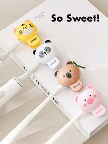 1/2/3支装蘑菇形牙刷架，旅行牙刷盖，“幸运”图案设计，加厚ABS材质，握感舒适，多种颜色可选，适合日常使用、旅行、出差、酒店、居家及开学季。 - 彩色 - 查看 8