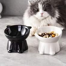 2pcs Elevated Pet Bowls With 15° Tilted Angle - Anti-Vomiting Raised Food Dish, Neck & Spine Protection Design, Non-Slip Wide Base, Plastic Material, Suitable For Cats And Small Dogs, Compatible With Wet And Dry Food, Practical Pet Gift - 2L - View 8