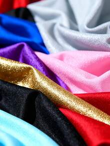 1pc Premium Starry Sky Shimmery Soft Tulle Fabric, Suitable For Wedding, Party, Dress, Gift Box Packaging, DIY - A - View 1