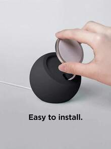 1个球形磁吸无线充电器硅胶底座，慵懒桌面支架，极简球形无线充电底座，兼容苹果MagSafe手机 - 彩色 - 查看 2