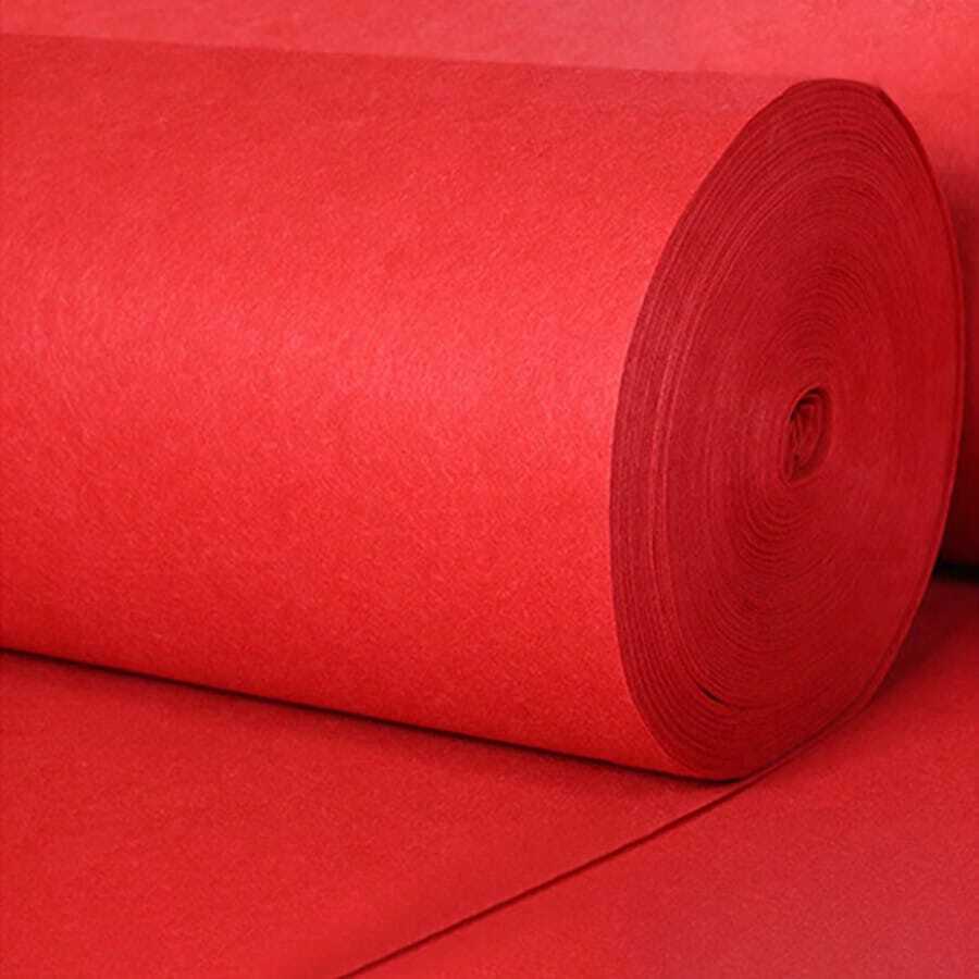 Tapete vermelho de 1m/1,2m/1,5m de largura, adequado para diversos eventos, tapete antiderrapante para casamento, tapete vermelho para aniversário, tapete para comemoração, tapete para palco de festa, tapete para casamento, tapete para aniversário.