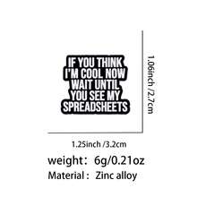 Jesus Quotes Flower Enamel Pin Funny Phrase Cartoon Girl Brooches Lapel Pin Badge On Backpack Clothing Accessories Jewelry Friends Gifts - Black - View 18