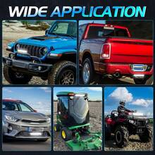 7-Inch Ultra-Thin LED Light Bar, 6D Lens, LED Work Light, LED Motorcycle Light, LED Spotlight, DC12V-DC24V - 7-inch 6D LED Light Bar - View 5