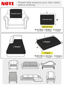 1pc Minimalist Modern Elastic Sofa Cover, Made Of Polyester Fiber, Machine Washable, Dust-Proof, All-Season Use, Removable And Washable Cap-Style Sofa Cushion Cover - Red - View 4