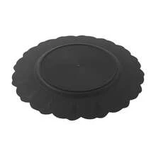 100pcs Modern Charger Plates Bulk, Dinnerware 13'' Plastic Embossed Dinner Plate Chargers Round Floral Plates For Wedding Decorative Chargers For Table Dinner Kitchen Party Decoration(Gold/Silver) ﻿ - Gold - View 10