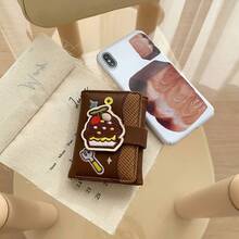 Japanese/Korean Style Creative Cartoon Food INS Women Trifold Wallet Large Capacity Card Holder - Multicolor - View 10