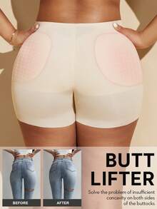 1 Quần lót định hình nâng mông có đệm định hình eo cho nữ - Màu be - Xem 8