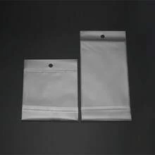 50 túi tự dán trong suốt, túi nhựa OPP có lỗ treo, thích hợp đựng trang sức, trưng bày bán lẻ, quà tặng, bao bì tiệc tùng. - Trong sáng - Xem 11