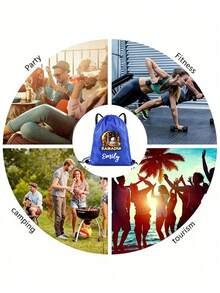 Customizable Ramadan Gift Bag, Personalized Drawstring Storage Bag, Can Print Name, Eid Mubarak Gift Bag With Golden Crescent Design, Personalized Eid Gift Bag, Lightweight And Foldable, Fashionable Multifunctional, DIY Ramadan Bag/Taraweeh Prayer Bag/Ramadan Gift/Ramadan Gift/Ramadan Giveaway/Islamic Gift/Ramadan Tote Bag, Holiday Gift Bag - Multicolor - View 5