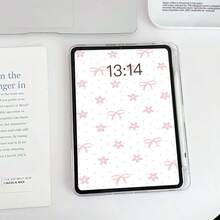 极简Y型可折叠亚克力透明水晶般清晰的平面保护壳，兼容iPad Mini 6/7/9.7/10.2/10.5/10.9/12.9/13/Pro 11（第十代），保护壳支持多角度调节、6种支架放置模式、内置笔槽、透明后盖、防摔保护、自动唤醒/睡眠。 - 彩色 - 查看 3