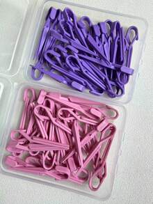 Nail Art Positioning Clip, Anti-Overflow Gel Shaping Cross Clip, Nail Curing Auxiliary Shaping Tool - Multicolor - View 5