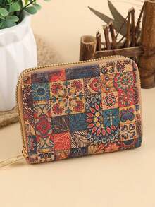 Ví mini nữ phong cách Bohemian thanh lịch với ngăn đựng thẻ và ví đựng tiền xu có thể tháo rời - Thiết kế đa chức năng để đựng thẻ tín dụng, thẻ ngân hàng và chứng minh thư, lý tưởng để mang theo hàng ngày và khi đi du lịch, cũng là món quà hoàn hảo cho bạn gái, mẹ, cô giáo hoặc ngày Valentine. - Nhiều màu - Xem 18