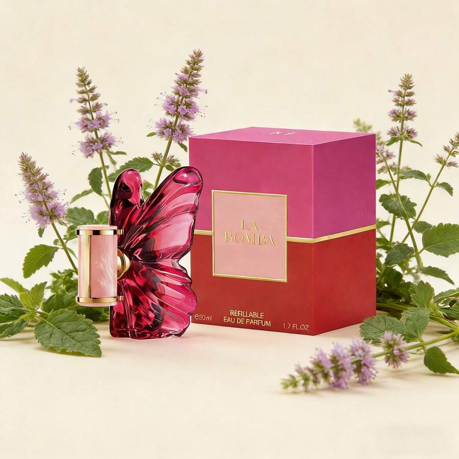 50ml Floral-Oriental Niche Perfume With Artistic Design Butterfly-Shaped Women's Perfume, Featuring Prominent Notes Of Patchouli, Vanilla, Dragon Fruit, Frangipani And Peony. A Glamorous Vanilla Fragrance, Perfect As A Gift For Her And An Essential Staple For Fall And Winter.