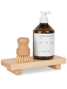 8.6 X 3.5-Inch Wooden Base Display Stand Stool Is Perfect For Bathroom Vanities And Kitchen Sinks. It Can Be Used As A Soap Tray, Candle Tray, Or Plant Tray, And Is A Complete Farmhouse-Style Decoration For Bathrooms And Kitchens. - Multicolor - View 10