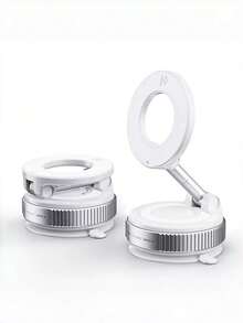 360°旋转可折叠磁吸车载手机支架，真空吸盘式手机支架，适用于汽车和摩托车，导航支架，强力吸盘手机支架，兼容和安卓手机，送亲朋好友的礼物，汽车配件 - 彩色 - 查看 10