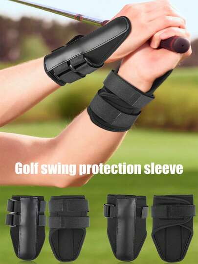1 pieza Soporte de muñeca para swing de golf, accesorio de práctica para principiantes de golf, protector de muñeca de apoyo para swing