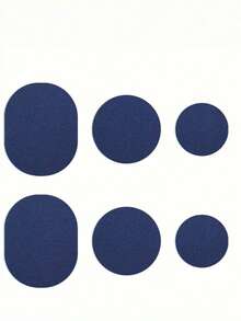 QKC 6 szt. samoprzylepnych łatek do naprawy dziur w butach, naklejki chroniące przed otarciami na powierzchniach butów sportowych, łatki chroniące przed otarciami na skórzanych butach, naklejki chroniące przed otarciami na obcasach butów codziennych - Wielokolorowe - Zobacz 12