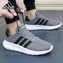 Adidas New Men's And Women's Athletic Shoes, Comfortable, Versatile, Breathable, Casual Running Shoes - Grey/White - View 2