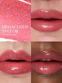 JOOCYEE MEGACLOUD TINT OIL Fermented Color Tinting Oil, Mirror-Like Glossy Lip Gloss, Non-Stick, Waterproof Lipstick, Nude Color, Moisturizing Lip Balm For Autumn/Winter - #04 Berry Glaze - 查看 3
