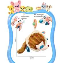 Libro de Tela para Bebes, Juguetes de Actividades Interactivas de Aprendizaje,Libro de Tacto Experiencias Impermeable Prueba LáGrima,,Lavable,40964627 - Rosa Pálido - Ver 5