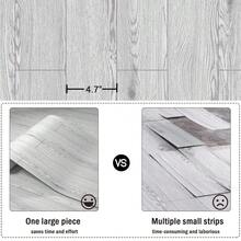 1pc Self-Adhesive Wood Grain Floor Sticker Thickened Wall Sticker ForLiving Room Bathroom Kitchen Metope Home Decor Floor Sticker - 001 - View 9