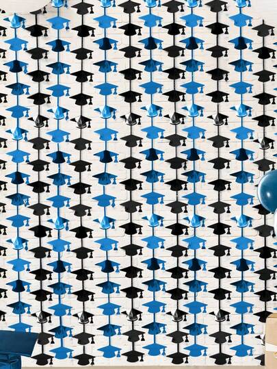 1pc 2026 Graduation Cap Design Sparkling Foil Tassel Curtain,Class Of 2026 Congrats Grad Party Decor,Holiday Party Decorative Backdrop Curtain,Home Decor,Room Decor,Photo Backdrop Curtain,Graduation Photo Booth Props,Graduation Party Decorations,Grad Party Supplies,Graduation Gifts,Graduation Decorations