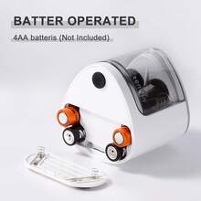 Electric Pencil Sharpener, Dual Hole Semi-Automatic Pencil Sharpener, Heavy Duty Dual Hole Pencil Sharpener