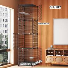 Large Size Birdcage For Home Use, Luxury Villa Cage For Tiger Parrot, Cockatiel, Canary, Finch, Anti-Splash New Design - Multicolor - View 19