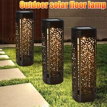 8pcs Solar Garden Floor Lamp,Underwater Lights, Solar Outdoor Path /Ground Lights, Path Lights, Automatic LED Halloween Christmas Decorative Landscape Lighting Garden Light, For Courtyard, Yard, Garden, Path, Lawn, Street, Party Holiday Decoration - Warm light - View 6