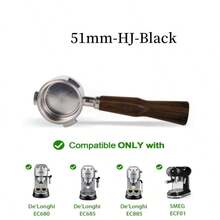 Tay cầm lọc cà phê không đáy 51mm, thiết kế 3 vòi, tương thích với máy pha cà phê Dedica EC680 và EC685, EUPA, bao gồm tay cầm và giỏ lọc bằng thép không gỉ. - Nhiều màu - Xem 16