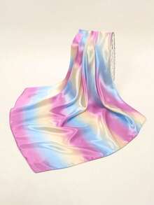 1 chiếc khăn vuông/khăn bandana in họa tiết hình học sang trọng, chất liệu satin, kích thước 90x90cm, hiệu Fashion Palace dành cho nữ, thích hợp sử dụng hàng ngày. - màu sắc - Xem 4