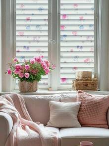 1 Roll Colored Glass Window Film, Privacy Window Film, Static Cling Window Film Suitable For Home, Bathroom, Office, Doors And Other Glass Surfaces. Width: 17.5 Inches - 1PC - View 5