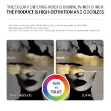 1/2幅黑金女性肖像帆布墙画 – 奢华抽象画，高清防水装饰画，适用于客厅、卧室和家庭办公室，无框 - 彩色 - 查看 4