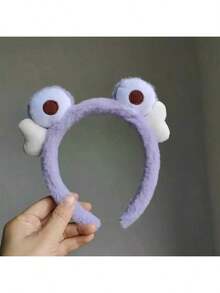 1-3个可爱熊耳毛绒发箍，甜美网红发箍，蜜蜂妆容发箍，时尚女士发箍，发饰，发带，发圈 - 黃色 - 查看 10