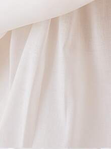 女童纯色蕾丝特别演出公主裙，短裙，适合婚礼、招待会、节日、派对、钢琴演奏会等场合；优雅女童刺绣花卉无袖背心薄纱连衣裙；少女舞蹈表演礼服；生日派对及膝连衣裙 - 白色 - 查看 6