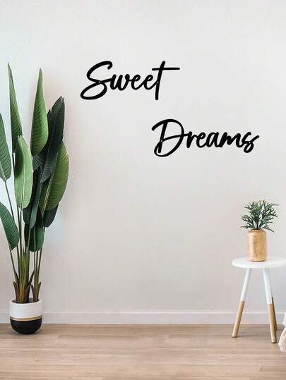 2件套2D铁艺波西米亚风英文字母家具壁挂，经典艺术剪影，悬挂装饰品，适合室内外墙面装饰，理想的节日礼物