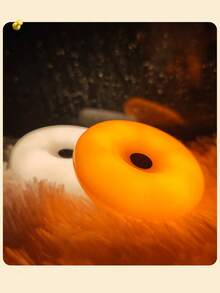 1个迷你甜甜圈夜灯 - USB充电，带触摸调光功能，磁吸/夹式便携床头灯 - 彩色 - 查看 2