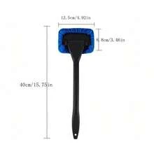 Car Windshield Defogging & Wiper Cleaning Brush, Front Window Wiper Cleaner, Glass Cleaning Liquid - Multicolor - View 2