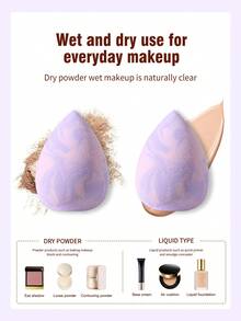 3/4/5/PCS Makeup Tools Set Including:Makeup Sponges+Mini Makeup Sponges ﻿ - Multicolor - View 7