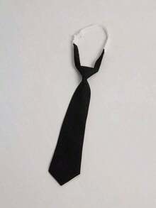 1pc Fashion Striped Bow Tie – Adjustable Criss Cross Bowtie For Daily Wear & Formal Occasion - 黑色 - 查看 2