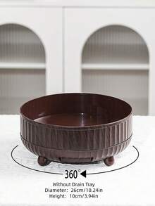 1pc Plastic PET Material Elevated Rotating Tray With Lid, Dust-Proof Fruit/Dessert/Snack/Cake Stand, Reusable For Festivals, Weddings, Parties And Various Occasions - One Size Fits All - View 10