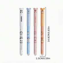 35pcs Animal Erasable Gel Pen Set, Includes 15 Pens + 20 Refills, Assorted Animal Designs, Suitable For Students, Back To School Gift - Sets - View 2