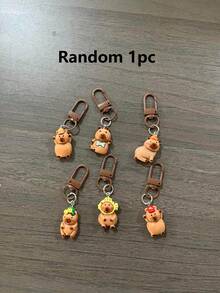 1/10/30 chiếc móc khóa hình chuột lang nước dễ thương bằng nhựa - Mặt dây chuyền đáng yêu cho túi xách, điện thoại, ví, thích hợp làm quà tặng sinh nhật và quà tặng cho trẻ sơ sinh. - Nhiều màu - Xem 9