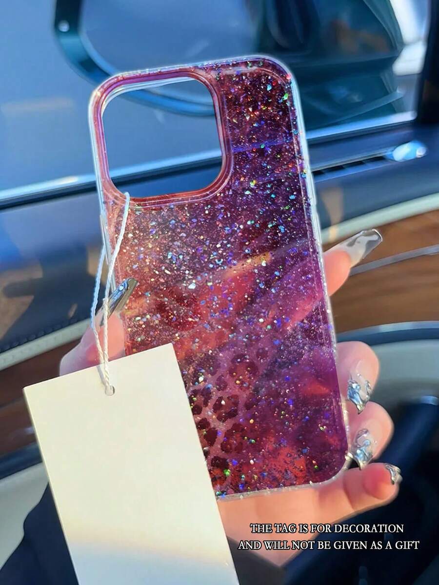 豹纹彩绘树脂防震手机壳，兼容 17/17 Pro/17 Pro Max/16/15 XR/7/8/16 Pro Max/13/15 Pro Max/12 Pro Max/13 Pro Max/14 Pro Max、S25/S25 Plus/S25 Ultra、A16/A36/A26/A56、S24 - 彩色 - 查看 1