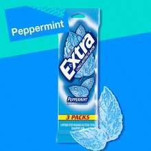 Peppermint Sugar Chewing Gum, 15 Pieces (3 Pack) - 空白的 - 查看 4