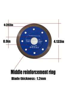 Stone Cutting Discs, Grinding Discs, Glass Cutting Discs, Brazing Cutting Discs, Sintered Wire Mesh Discs, Sharp And Wear-Resistant, Smooth And Easy Cutting, Clean And Precise Cutting - Multicolor - View 12