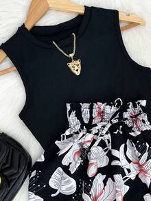 Women's Basic And Essential Tank Top For Summer And Carnival - Black - View 3