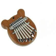 Kalimba de 8 notas de alta calidad: Piano de dedo, adecuado para fiestas y regalos, para mayores de 14 años, mini piano de pulgar de madera maciza de 8 notas Kalimba de 5 dedos, instrumento de piano de dedo portátil para principiantes - Multicolor - Ver 14
