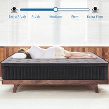 High Quality High Rebound Full Size Individual Innnerspring Freshing Cooled Gel Memory Foam Hybrid Comfortable Cushion Medium Firm Bed Mattress 12 In 10 In - Màu xám đen - Xem 7